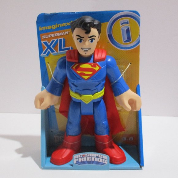 Imaginext DC Super Friends Superman XL Action Figure, 10 inches Tall - Picture 1 of 5